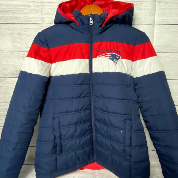 Women’s NE Patriot quilted jacket size M - Picture 2 of 7